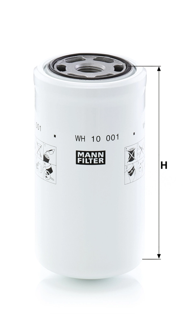 Hydraulic Filter, automatic transmission WH 10 001