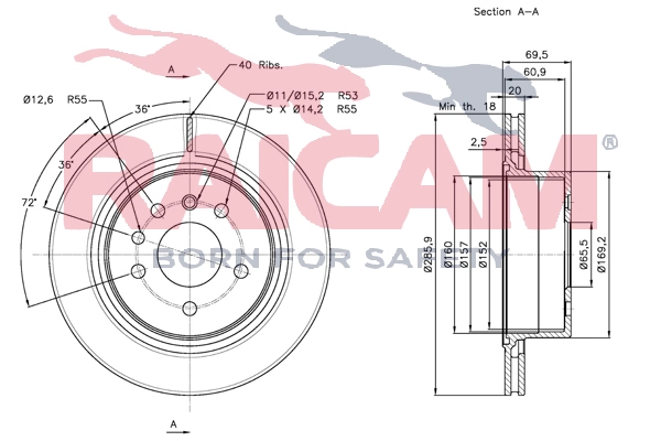 ELRING 071.110 Full Gasket Kit, engine