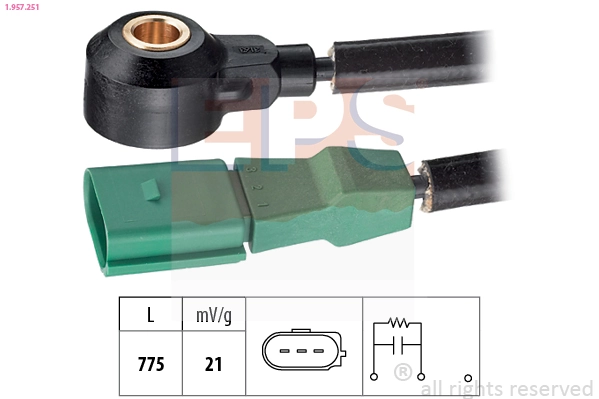 Knock Sensor Made in Italy - OE Equivalent 1.957.251