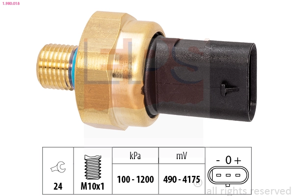 Sensor, oil pressure Made in Italy - OE Equivalent 1.980.018