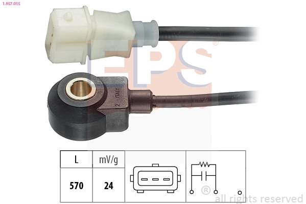 Knock Sensor Made in Italy - OE Equivalent 1.957.015