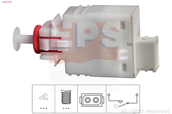 Stop Light Switch Made in Italy - OE Equivalent 1.810.110
