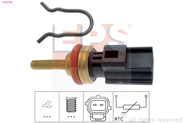 Sensor, coolant temperature Made in Italy - OE Equivalent 1.830.346