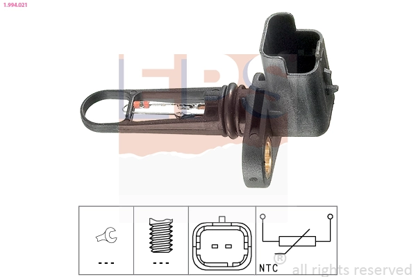 Sensor, intake air temperature Made in Italy - OE Equivalent 1.994.021