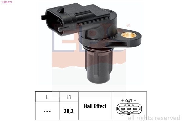 Sensor, camshaft position Made in Italy - OE Equivalent 1.953.573