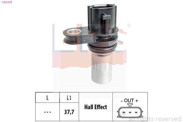 Sensor, crankshaft pulse Made in Italy - OE Equivalent 1.953.675