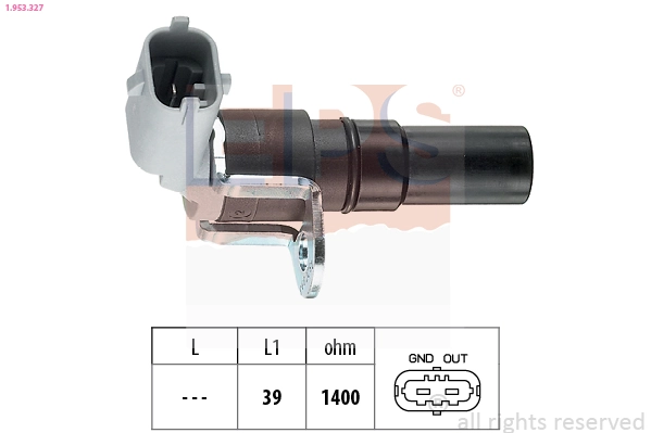 Sensor, crankshaft pulse Made in Italy - OE Equivalent 1.953.327