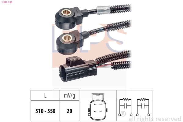 Knock Sensor Made in Italy - OE Equivalent 1.957.130