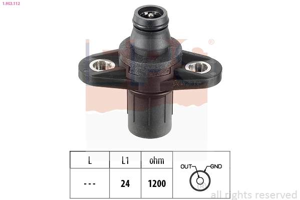 Sensor, engine speed Made in Italy - OE Equivalent 1.953.112