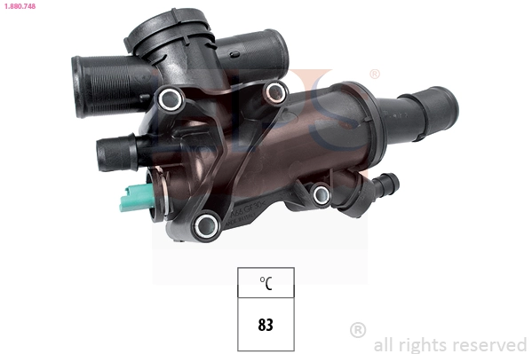 Thermostat, coolant Made in Italy - OE Equivalent 1.880.748