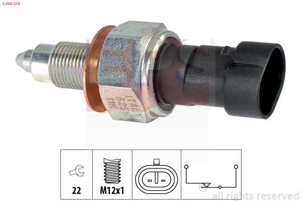 Switch, reverse light Made in Italy - OE Equivalent 1.860.258