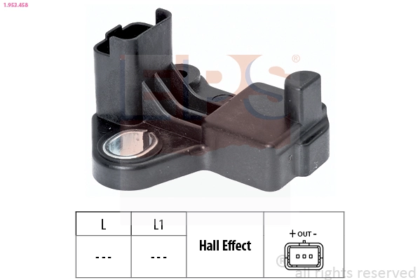 Sensor, crankshaft pulse Made in Italy - OE Equivalent 1.953.458