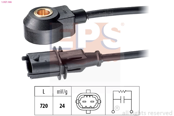 Knock Sensor Made in Italy - OE Equivalent 1.957.166