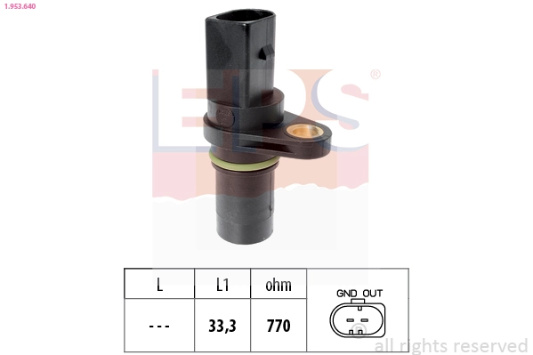 Sensor, crankshaft pulse Made in Italy - OE Equivalent 1.953.640