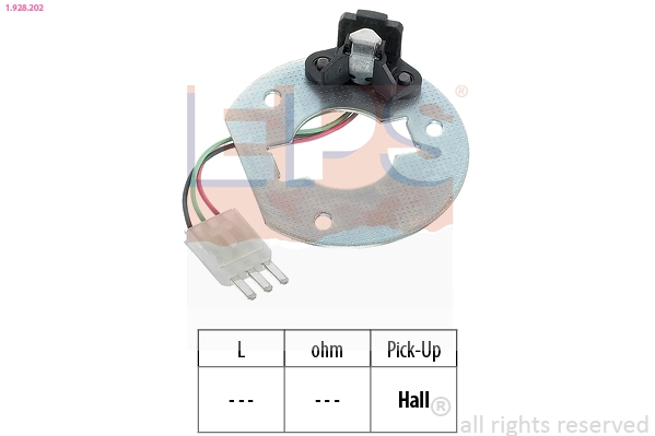 Sensor, ignition pulse Made in Italy - OE Equivalent 1.928.202