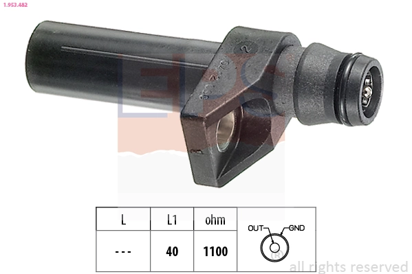 Sensor, crankshaft pulse Made in Italy - OE Equivalent 1.953.482