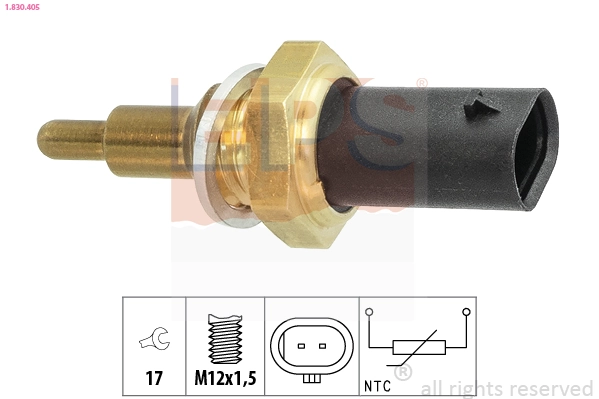 Sensor, coolant temperature Made in Italy - OE Equivalent 1.830.405