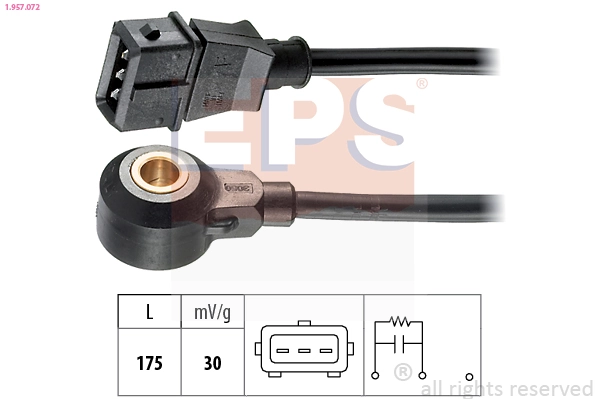 Knock Sensor Made in Italy - OE Equivalent 1.957.072