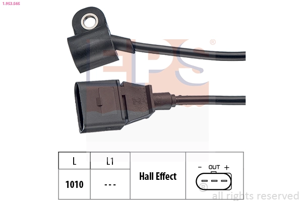Sensor, camshaft position Made in Italy - OE Equivalent 1.953.565