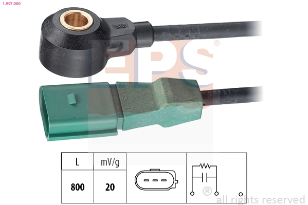 Knock Sensor Made in Italy - OE Equivalent 1.957.060