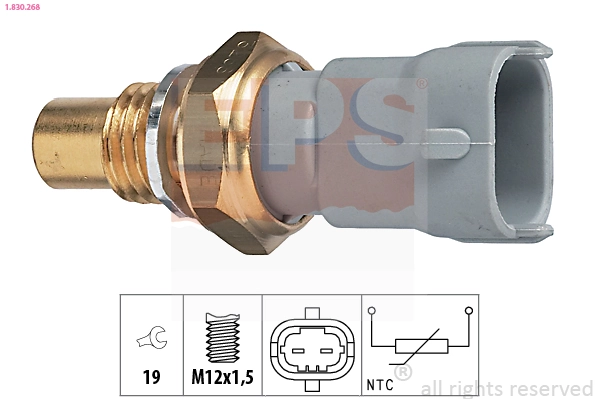 Sensor, coolant temperature Made in Italy - OE Equivalent 1.830.268