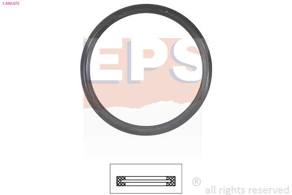 Seal, thermostat Made in Italy - OE Equivalent 1.890.675