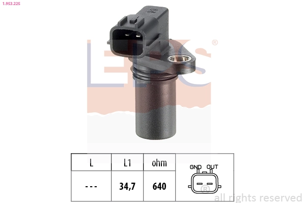Sensor, crankshaft pulse Made in Italy - OE Equivalent 1.953.225