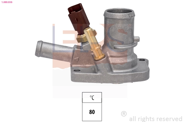 Thermostat, coolant Made in Italy - OE Equivalent 1.880.938