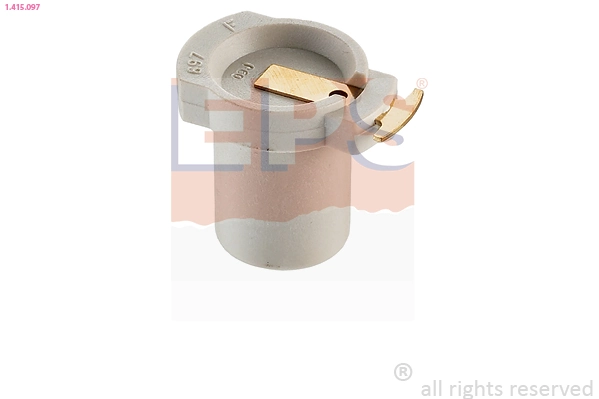 Rotor, distributor Made in Italy - OE Equivalent 1.415.097