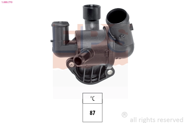 Thermostat, coolant Made in Italy - OE Equivalent 1.880.770