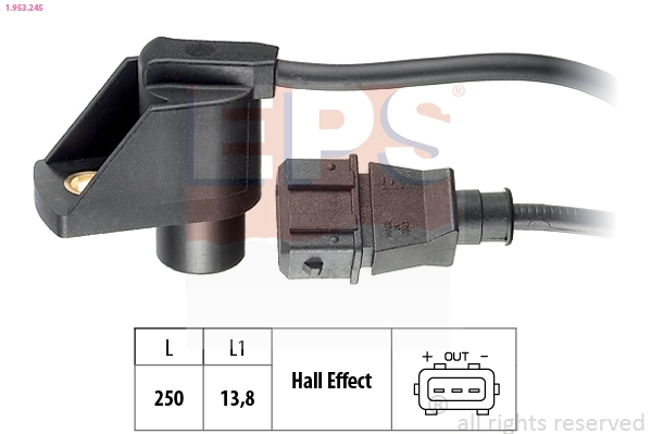 Sensor, camshaft position Made in Italy - OE Equivalent 1.953.245