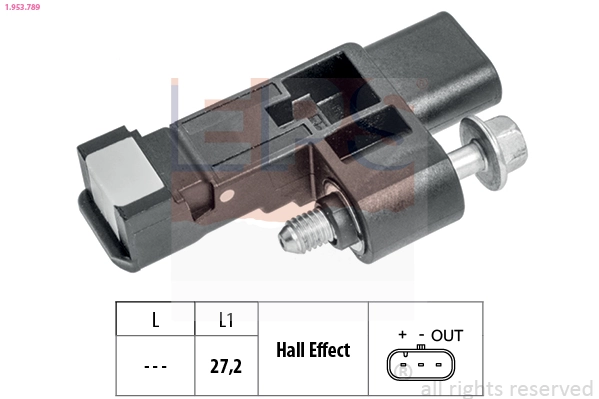 Sensor, crankshaft pulse OE Equivalent 1.953.789