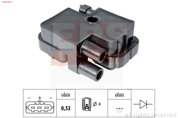 Ignition Coil OE Equivalent 1.970.417