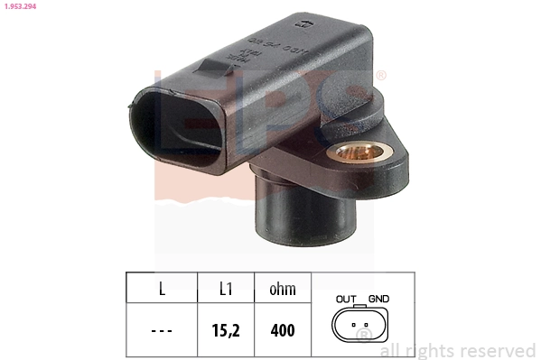 Sensor, crankshaft pulse Made in Italy - OE Equivalent 1.953.294