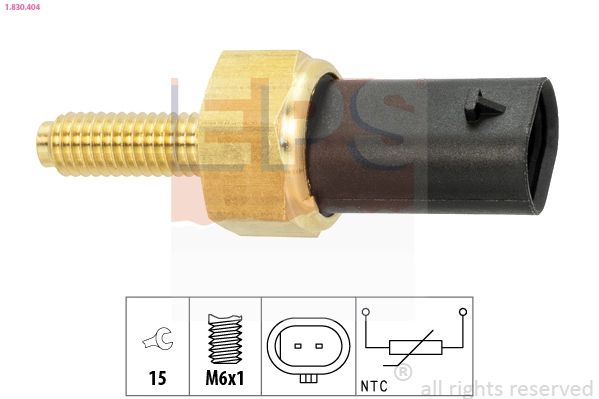 Sensor, coolant temperature Made in Italy - OE Equivalent 1.830.404
