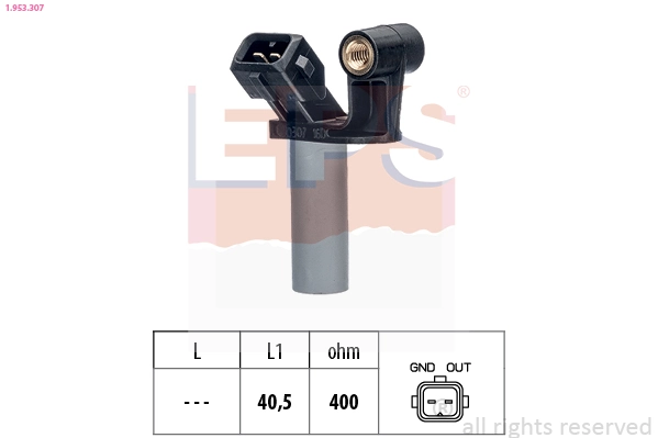 Sensor, crankshaft pulse Made in Italy - OE Equivalent 1.953.307