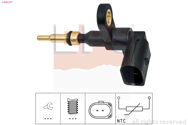 Sensor, coolant temperature Made in Italy - OE Equivalent 1.830.377