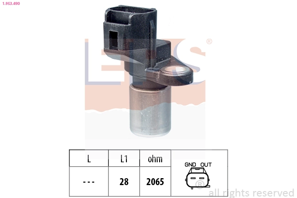 Sensor, crankshaft pulse Made in Italy - OE Equivalent 1.953.490