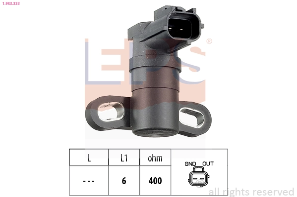 Sensor, crankshaft pulse Made in Italy - OE Equivalent 1.953.333