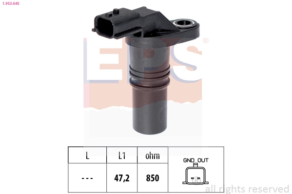 Sensor, crankshaft pulse Made in Italy - OE Equivalent 1.953.645
