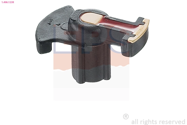 Rotor, distributor Made in Italy - OE Equivalent 1.406.123R