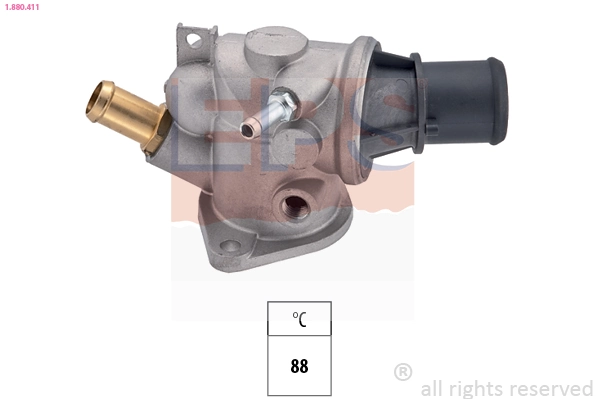 Thermostat, coolant Made in Italy - OE Equivalent 1.880.411