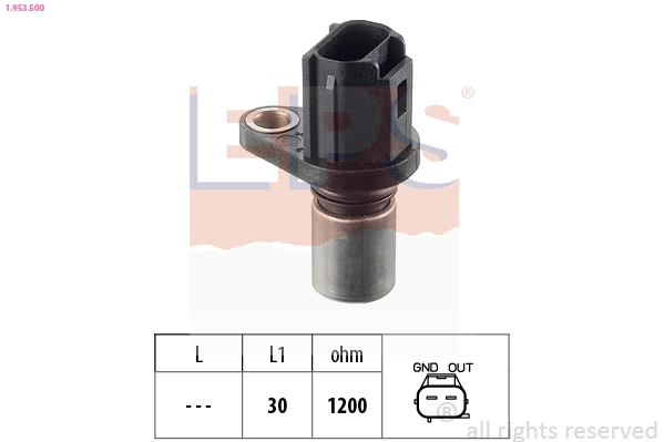 Sensor, crankshaft pulse Made in Italy - OE Equivalent 1.953.500