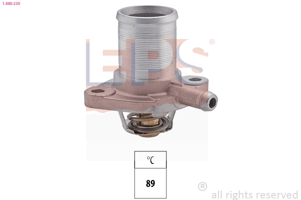 Thermostat, coolant Made in Italy - OE Equivalent 1.880.330