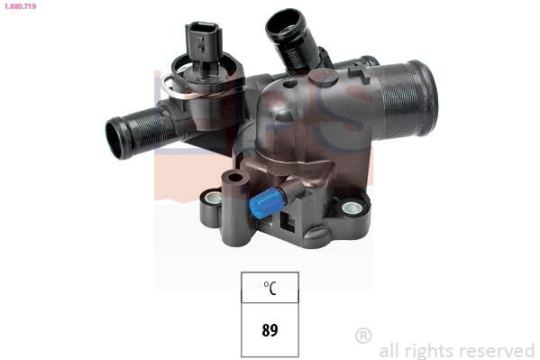 Thermostat, coolant Made in Italy - OE Equivalent 1.880.719