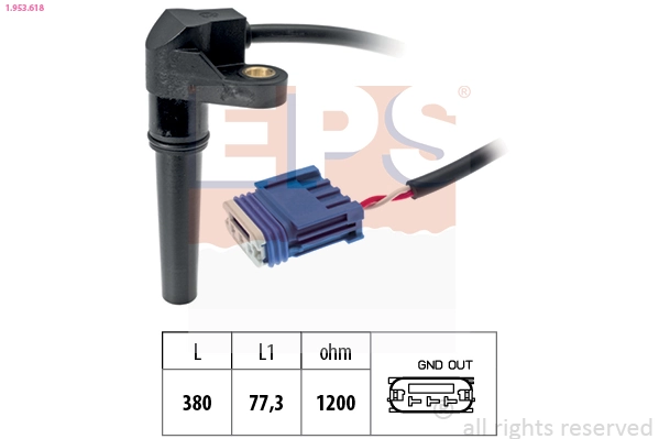 RPM Sensor, automatic transmission Made in Italy - OE Equivalent 1.953.618