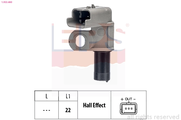 Sensor, camshaft position Made in Italy - OE Equivalent 1.953.460