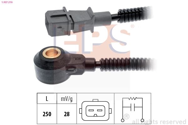 Knock Sensor Made in Italy - OE Equivalent 1.957.216