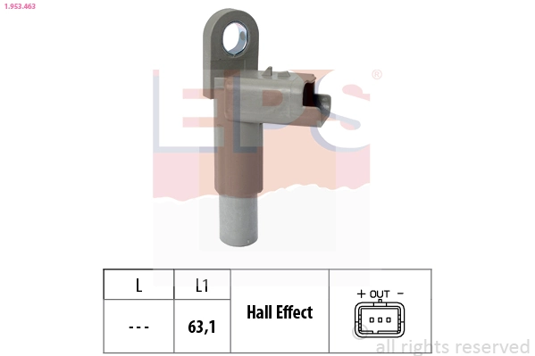 Sensor, camshaft position Made in Italy - OE Equivalent 1.953.463