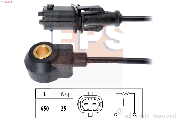 Knock Sensor Made in Italy - OE Equivalent 1.957.223